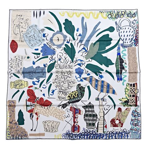 la maison des oiseaux hermes|La Maison Des Oiseaux Parleurs Silk Scarf .